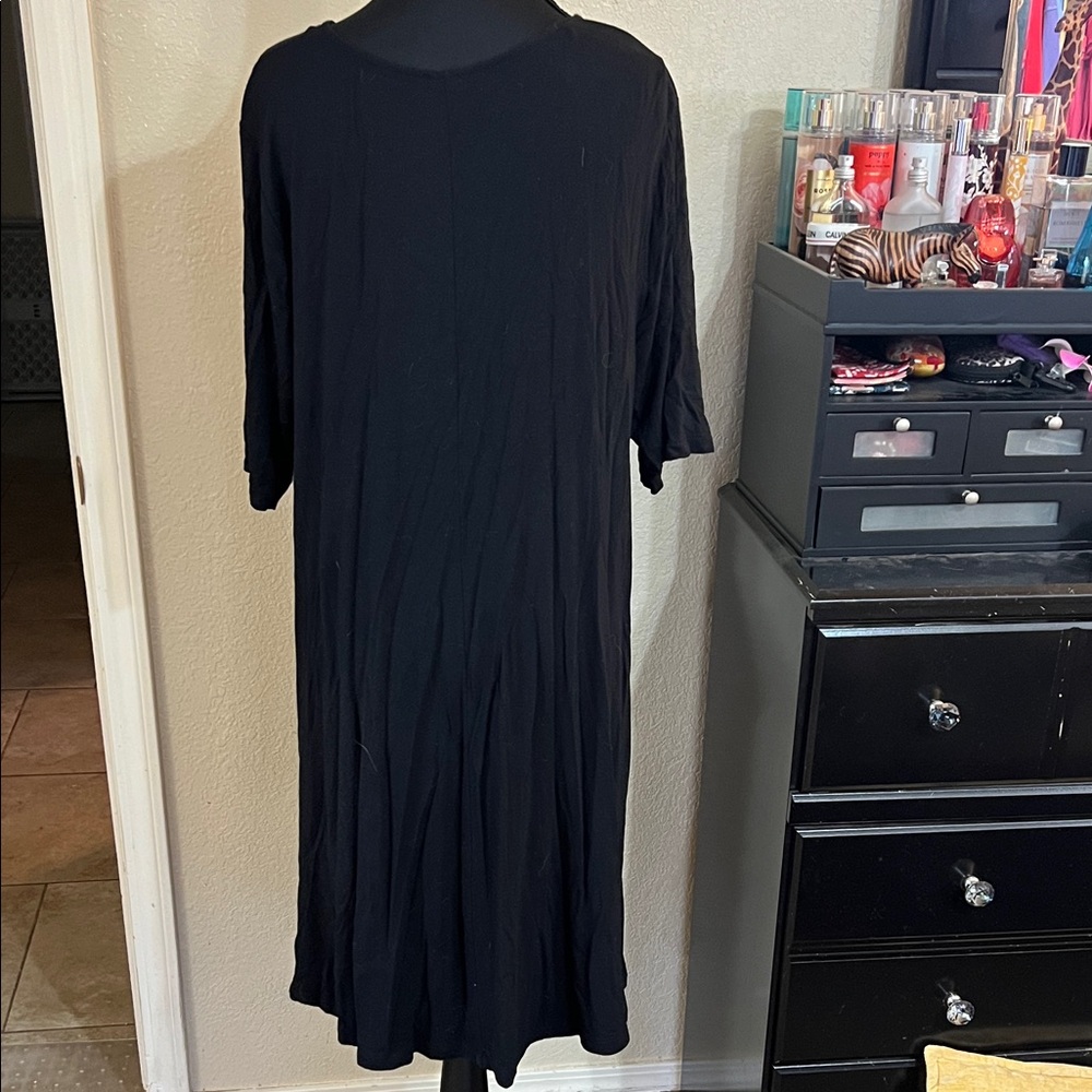 Black Midi Dress - Picture 2 of 4